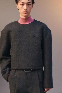 LIMITED EDITION CROPPED FIT BLAZER - Zara фото 2