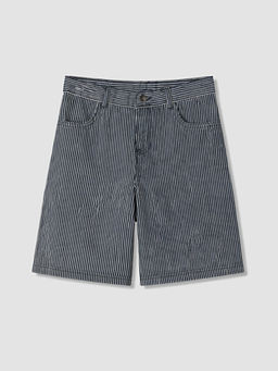 Regular Fit ?izgili Erkek ?ocuk Jean ?ortolon