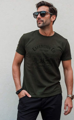 Футболка F111-06bb-642-1 khaki - Fine joyce фото 11