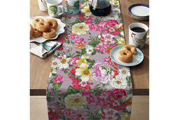 Салфетка-дорожка на стол хлопковая Цветочная феерия рис. 29026 вид 1 тк - Наталья-текстиль фото 2