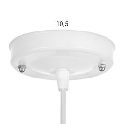 Светильник подвесной BayerLux «Оскол», ледяной белый, 1×40 Вт E27