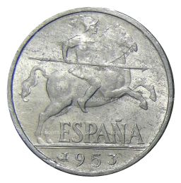 10 сентимо 1953 года Испания