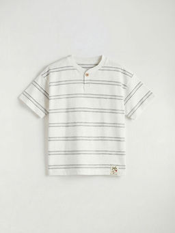 Geni? Kal?p ?izgili Erkek ?ocuk Ti??rt