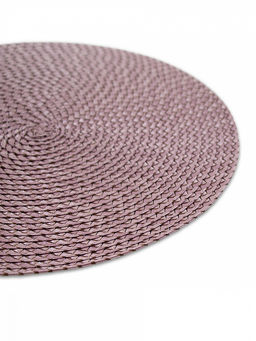 Набор салфеток сервировочных D38, 4 шт лиловый полипропилен - Denastia фото 3