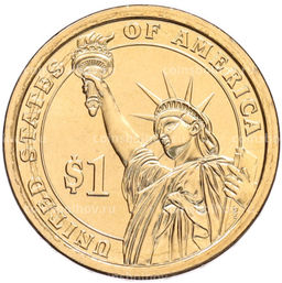 Монета 1 доллар 2013 года (D) США 26-й президент США Теодор Рузвельт