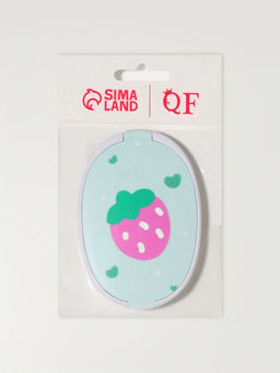 Зеркало складное «Клубника», с расчёской, 6.5×9.5 см