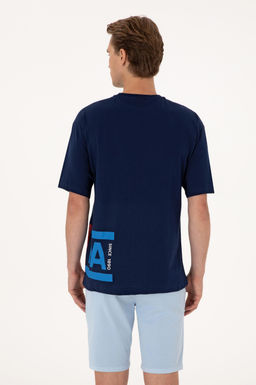 Erkek Comfort Fit Bisiklet Yaka Lacivert Ti__rt - U.s. polo assn фото 5
