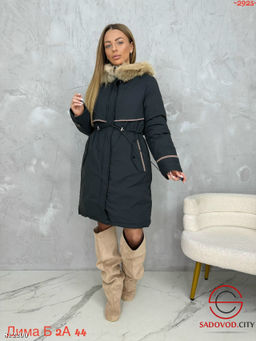 Куртка женская для зимы с капюшоном - Bruno фото 2