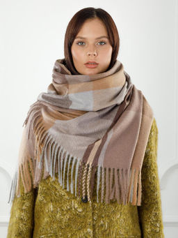 Палантин жен. шерсть+хл+акр 68х180 LG72-285-16 - Labbra фото 4