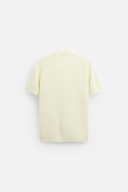 CHECK TEXTURE KNIT POLO SHIRT - Zara фото 46