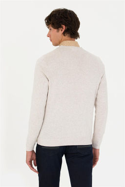 U. S. Polo Assn Мужской базовый свитер из каменного меланжа - U.s. polo assn фото 12
