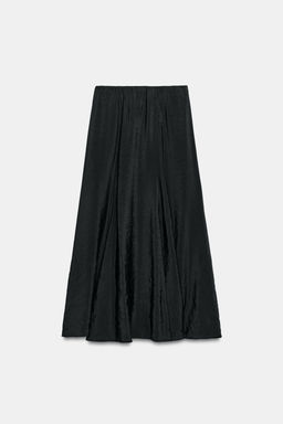 FALDA MIDI FLUIDA / Negro - Zara фото 6