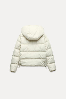 WATER AND WIND PROTECTION SHORT PUFFER ANORAK - Zara фото 5