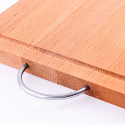 09-21 Доска разделочная с канавкой малая с мет/руч (х10) - Mayer&boch фото 3