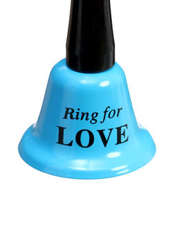 Колокольчик металлический, звонок настольный Ring for a love, 5?5?12.5 см, МИКС