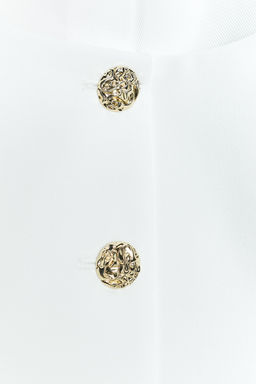 SQUARE NECK SHORT SLEEVE BLAZER - Zara фото 12