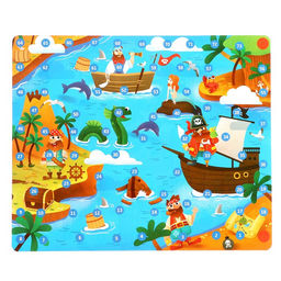 Настольная игра Горки и лестницы. Пираты и путешественники! - Лас играс kids фото 3