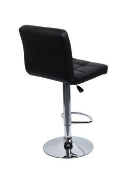 Комплект барных стульев «Клик Мебель», с подъёмным механизмом, искусственная кожа, цвет чёрный, 2 шт.