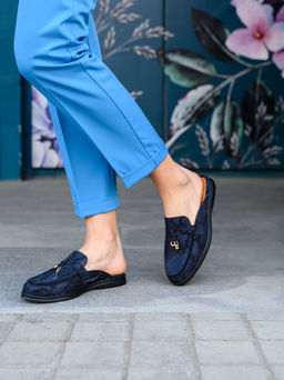 Мюли 1070.2614bl.Синяя мамба