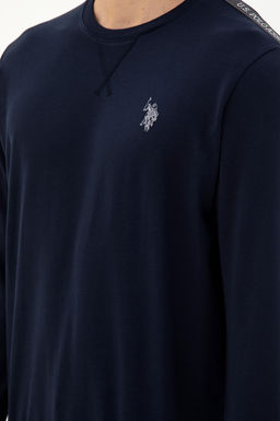 Мужской темно-синий пижамный комплект Неожиданная скидка в корзине - U.s. polo assn фото 6