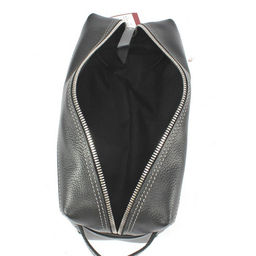 Сумка/Нессер дорож натуральная кожа Croco-726, 1отд, черный флотер (40) 265369 фото 3