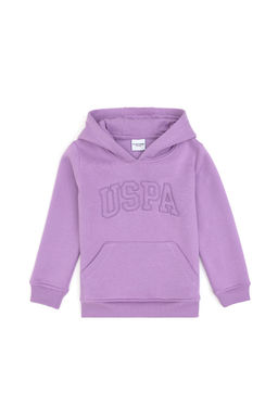 K_z _ocuk Lila Basic Kap__onlu _ardonlu Basic Sweatshirt Sepette S_rpriz _ndirim