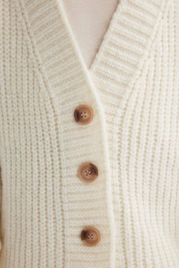 Трикотажный кардиган для девочек с V-образным вырезом - Defacto фото 8