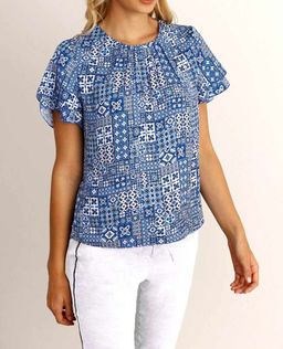 Блузка, сине-белая - Heine фото 3