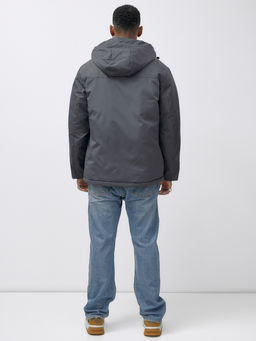 Куртка спортивная мужская зимняя большого размера темно-серого цвета 66613TC - Mtforce фото 5