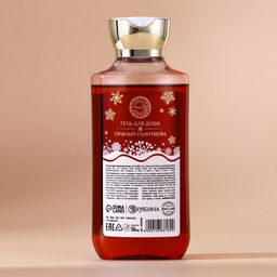 Гель для душа Вечер у камина, 295 мл, аромат пряного глинтвейна, URAL LAB фото 3