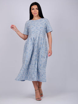 Платье "Делия" штрих, трикотаж