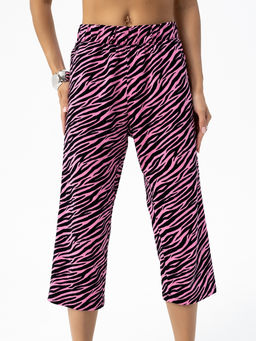 Бриджи хлопок 100%,розово-черные - Binita фото 5