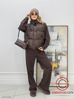 Костюм (на велюре) +жилетка - Bruno фото 4