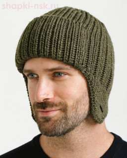 380 T Ушанка мужская флис (56-58)