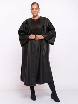 Кардиган кожаный KA05109BLK01