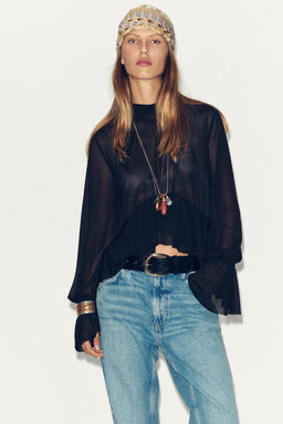 FLOWING RUFFLED TOP - Zara фото 2