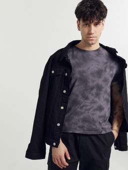 Футболка мужская серая с рисунком фаст-дай фаст-дай на графите 111773