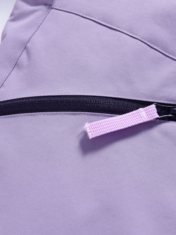 Парка зимняя подростковая для девочки с капюшоном сиреневого цвета 9538Sn - Valianly фото 13