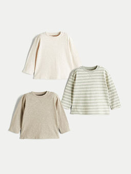 Bisiklet Yaka Erkek Bebek Sweatshirt 3l?