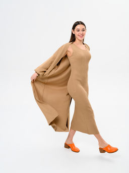 Сабо 5132.23663br.Оранжевый+коричневый