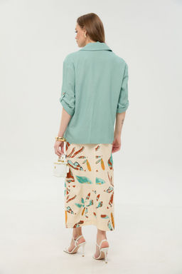 Костюм NIKVA н972-8 мята и бохо мультиколор  фото 2
