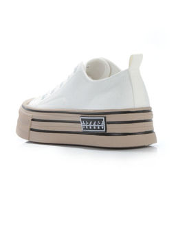 05-6036-12 WHITE/BROWN Кроссовки женские (искусственные материалы) - No name фото 7