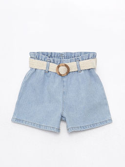 Basic Kemerli K?z Bebek Jean ?ort
