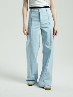 Женские Джинсы ШИРОКИЕ