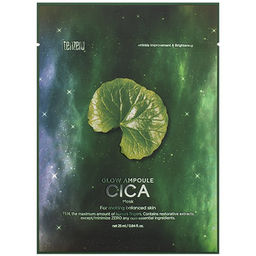 Tenzero Glow Ampoule Cica Mask - Тканевая маска для лица с экстрактом центеллы азиатской
, 25мл