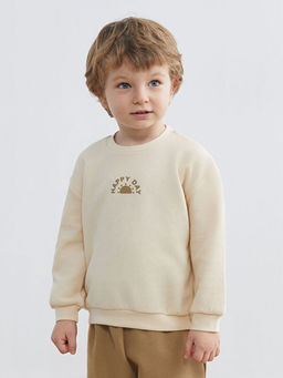 Bisiklet Yaka Erkek Bebek Sweatshirt ve E?ofman Alt?