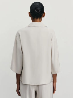 Блузка свободного кроя из вискозы / Zarina  фото 5