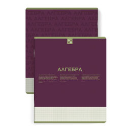 Тетрадь предметная арт. 67479/ 10 "НЕСКУЧНАЯ КЛАССИКА" АЛГЕБРА /48 л., А5+, вн.блок - клетка, белый
