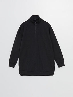 Dik Yaka Kad?n Sweatshirt