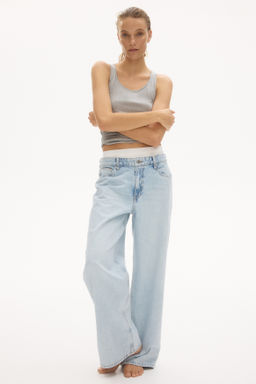 Baggy Regular Waist Jeans - H&m фото 5